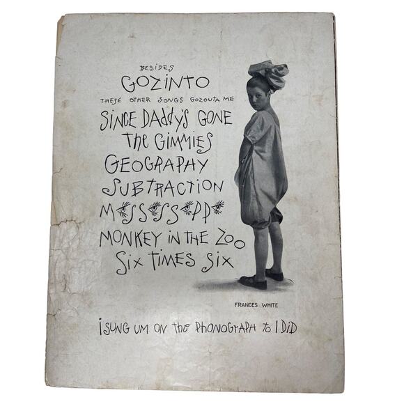 1918 Antique 1 Gozinto 2 Sheet Music Phil Ponce Sung by Frances White - Picture 5 of 5